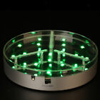 Round Battery Powered RGB LED Display Base Stand with Remote Controller