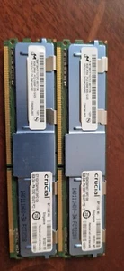 16GB RAM Crucial MT36HTF1G72FZ-667H1D6 PC2-5300F DDR2 2Rx8 FBDIMM Server Memory - Picture 1 of 1