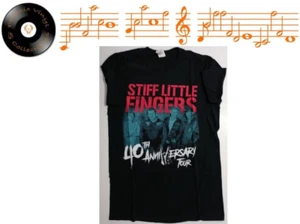 Stiff Little Fingers 40th Anniversary Tour Concert T-Shirt Unisex Size M - NM - Picture 1 of 10