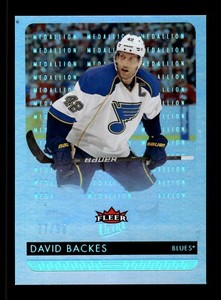 3-11-22 PWE READ . 2014-15 fleer ultra platinum medallion /99 #168 david backes