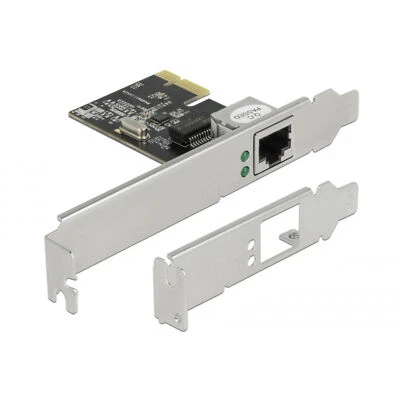 DeLOCK PCI Express x1 Karte 1 x RJ45 Gigabit LAN RTL8111, LAN-Adapter - Bild 1 von 4