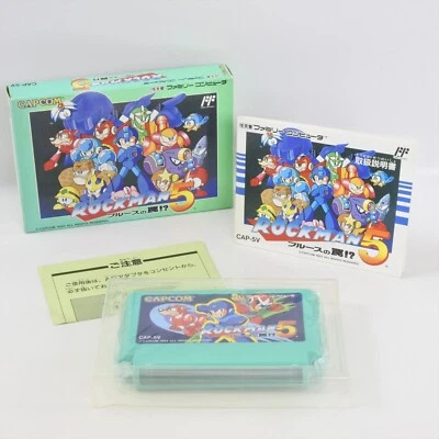 ROCKMAN 5 Megaman Famicom Nintendo 2425 fc - Image 1 of 4