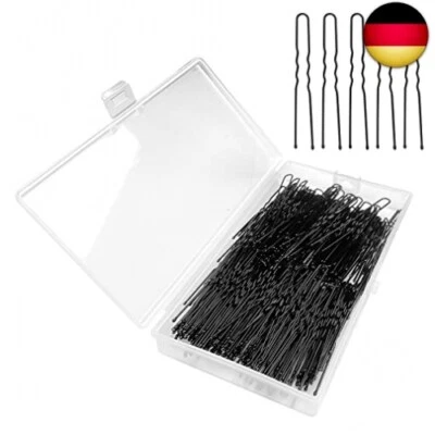 Uootach Haarnadeln, 200 Stück U-förmige Haarspangen für Frauen 6 cm, gewellte Ha
