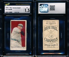 1909 E90 American Caramel Jesse Tannehill - Chicago - lower grade CSG 1.5 Fair