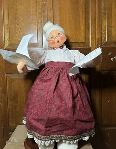 Annalee Puppen Weihnachten Mrs Clause mit Buchstaben 30 Zoll - Bild 1 von 2