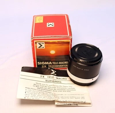 ⭐Sigma Tele-Macro 2X Teleconverter for Canon - Image 1 of 4