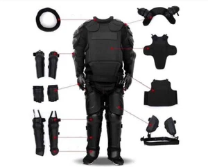 Full Tactical Police Body Protective Anti Riot Armor Suit Emergency Survival - Picture 1 of 9