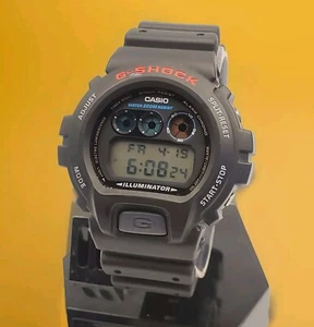 VINTAGE CASIO G-SHOCK DW-6900 ALARM CHRONOGRAPH QUARTZ WR 200M WATCH NEW BATTERY - Picture 1 of 10