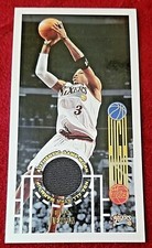 Allen Iverson Panini Prizm UD Topps Chrome Refractor PSA Gold AUTO Patch 3/4