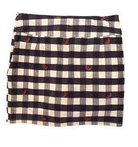 New Directions Skort Gr. Small marine kariert Wassermelone Taschen - Bild 1 von 11