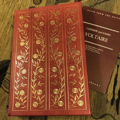 CANDIDE AND ZADIG by Voltaire 1977 Franklin Library w/Editors Notes EXCELLENT - Image 1 of 3