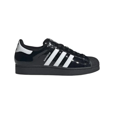 [JR7313] Adidas Originals Mens Superstar II Core Black White Sneakers *NEW* - Image 1 of 4
