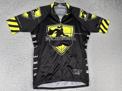 VR7 Abogados de Accidentes de Bicicleta Ciclismo Jersey Mujer Grande Negro Bicicleta Ley Poliéster Foto 1 de 4