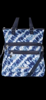 Cartera Bandolera Plegable Grande Tie Dye Lily Bloom Nueva Sin Etiquetas Foto 1 de 4