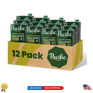 Bio Hühnerknochenbrühe, 32 Unzen Karton 12er Pack - Proteinreich & Kalorienarm - Bild 1 von 9