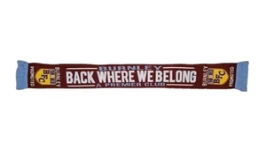 Burnley FC Football Scarves - BFC Fans / Clarets Supporters Scarf - Picture 1 of 9
