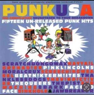 Punk USA - Lookout Records LP 1994 RARE MISPRINT VERSION - Image 1 of 4