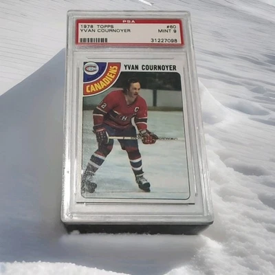 1978 TOPPS Yvan Cournoyer #60 PSA 9! Montreal Canadiens  - Image 1 of 4