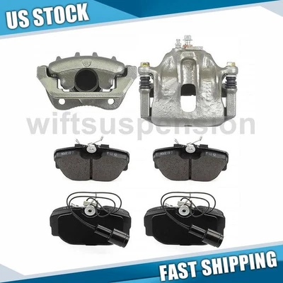 Rear Brake Calipers Ceramic Brake Pads for 2000 2001 2002 Land Rover Discovery - Image 1 of 4