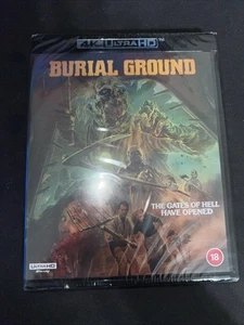 BURIAL GROUND ( 1981) LIMITED EDITION 4K UHD +BLU RAY - 88 Films No Slipcover - Imagen 1 de 2