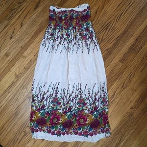 Thai Handmade Long Dress Bohemian Dress Hippie Dress Size Small - Picture 1 of 6