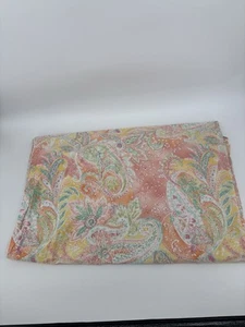 Lauren Ralph Lauren Colorful JAMACIA Paisley Coral Twin Duvet Cover Comfort - Picture 1 of 7
