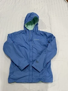 Columbia Arcadia II Damen-Regenjacke blau Größe Large gebraucht, in einwandfreiem Zustand Mesh gefüttert Omni Tech - Bild 1 von 9