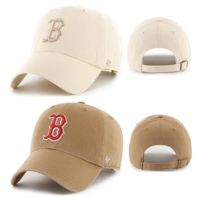 '47 BRAND '47 Marca MLB Boston Red Sox '47 CLEAN UP Gorra Gorra de béisbol Gorra Sombrero Uni