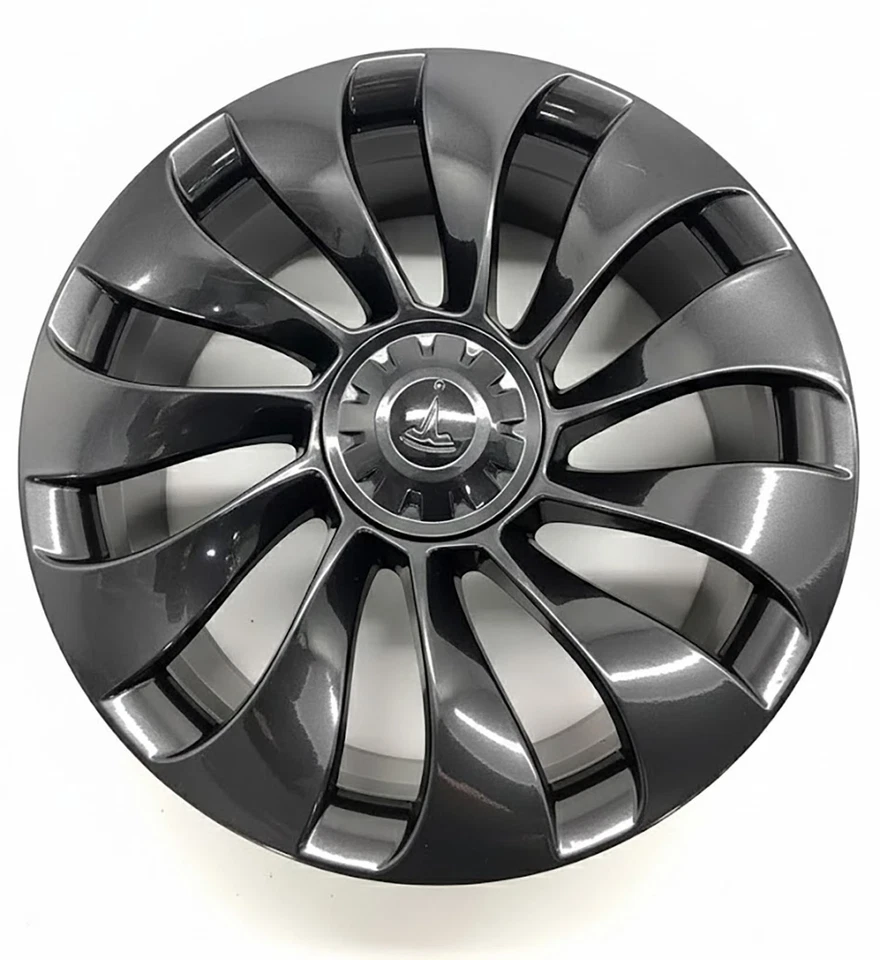 Оригинальный задний обод колеса 21x10,5 для Tesla модели Y Uberturbine 2020-2025 96931 глянцевый черный - Изображение 1 из 3
