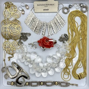 Estate Jewelry Lot Signed Milor Italy Brighton Avon Banana Republic 100+ pcs - Picture 1 of 12