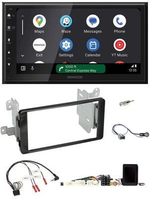 Kenwood DAB Bluetooth USB Lenkrad 2DIN Autoradio für Mitsubishi Outlander 19-24 - Bild 1 von 4