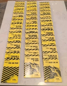 CLIFFS NOTES LITERARY CLASSICS LITERATURE STUDY GUIDE BOOK HUGE LOT (43) - Picture 1 of 4
