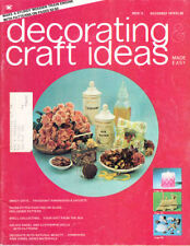 Craft Books: #1473 Decorating & Craft Ideas Magazine November 1974