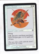 Magic: MTG: Torment: Foil: Aven Trooper