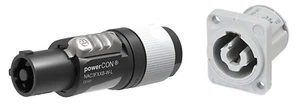 1 par Neutrik NAC3FXXB-W-L y NAC3MPXXB Powercon salida gris clasificación 20A/250V A - Imagen 1 de 1