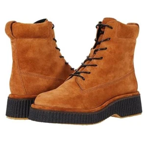 Rag & Bone Sloane Suede Lace-Up Boot in Cinnamon 7.5 - Picture 1 of 11