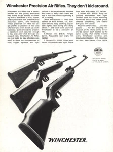 1970 Winchester Precision Air Rifles: They Don’t Kid Around Vintage Print Ad - Picture 1 of 1