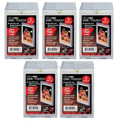 25 Ultra PRO One-Touch 75pt Magnetic Card Holders Protectors UV Protection - Image 1 of 4