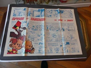 SUPPLEMENT JOURNAL SPIROU N°2333 POSTER SPIROU ET FANTASIO FOURNIER (VTO) 1982 - Picture 1 of 1