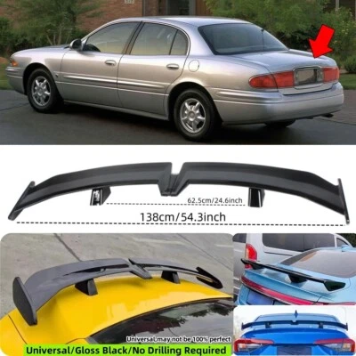 Fits Buick LeSabre 1995-2005 Trunk Spoiler Wing Pro Style Glossy Black Universal Foto 1 de 4