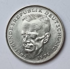 BRD 2 DM 1989 D, Kurt Schumacher, J424 Kursmünzen