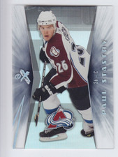 2008-09 FLEER ULTRA PAUL STASTNY eX ESSENTIAL CREDENTIALS EX-32 Avalanche