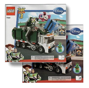 ⭐INSTRUCTIONS ONLY⭐ for LEGO Toy Story 3 GARBAGE TRUCK GETAWAY #1 & #2 7599 NEW - Picture 1 of 2
