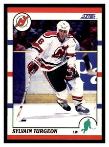 1990 Score American #116 SYLVAIN TURGEON New Jersey Devils ~B8B