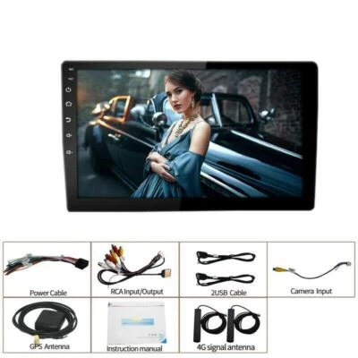 10.1"2Din 4G Carplay DSP Android 10.1 Car MP5 Player Navi GPS Wifi 8 Core 4+64GB - Imagem 1 de 4
