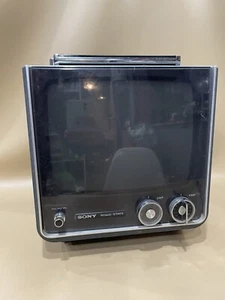 Vintange Sony Solid State UHF VHF Portable TV - Picture 1 of 7