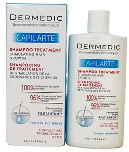 Dermedic CAPILARTE Stimulating Hair Growth Treatment Shampoo 300ml-For Men&Woman - Picture 1 of 10