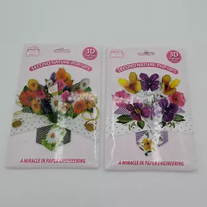 Second Nature of England Pop Up 3D Happy Mother's Day Greeting Card Lot of 2 NEW - Picture 1 of 4