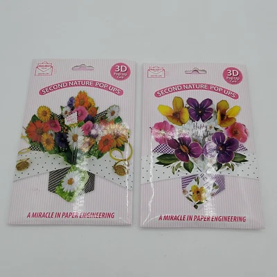 Second Nature of England Pop Up 3D Feliz Día de la Madre Tarjeta de Felicitación Lote de 2 NUEVO Foto 1 de 4