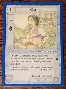 1x Galva Middle Earth MECCG CCG NM Rare (Unlimited Edition ) Fast Ship! - Picture 1 of 2